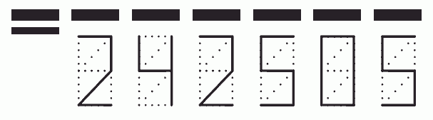 Пример заполнения индекса 242505