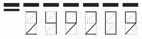 Пример заполнения индекса 249209