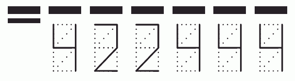 Пример заполнения индекса 422444