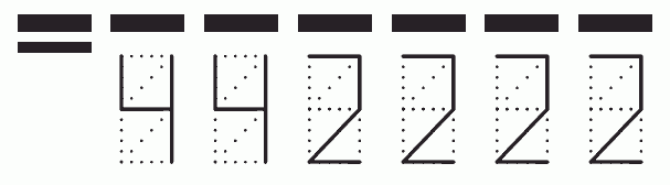 Пример заполнения индекса 442222