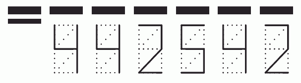 Пример заполнения индекса 442542